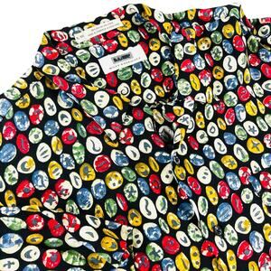 Vintage Wilke Rodriguez Rayon Abstract Streetwear Button Up Shirt Mens XL